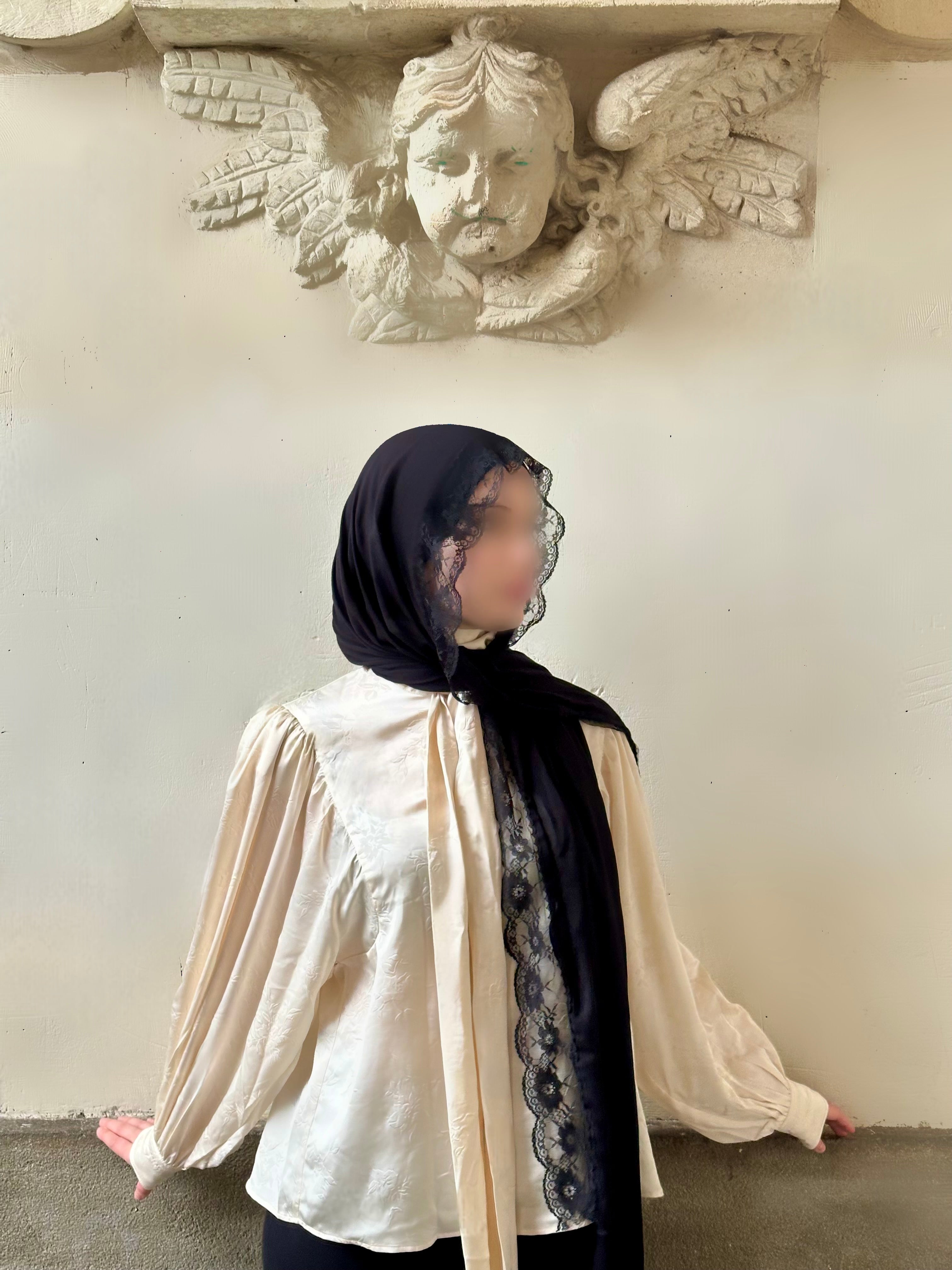 Voile en Dentelle Modal - Athéna II